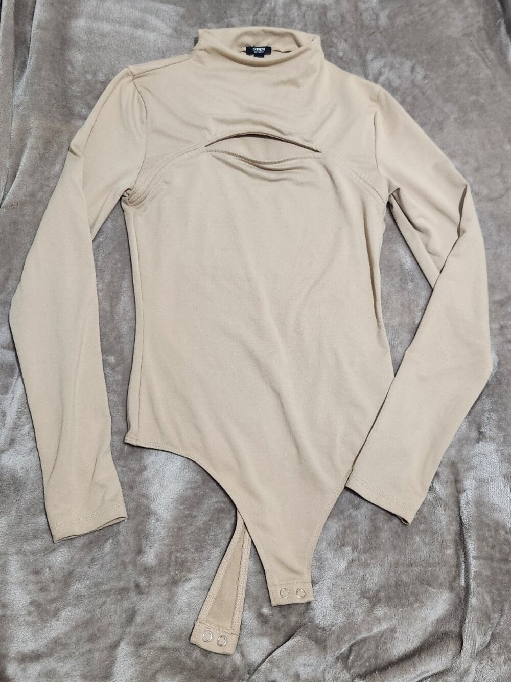 Express tan bodysuit